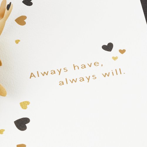 Hallmark Valentine's Day Pop Up Card (You Have My Heart) Signature Paper Wonder 3D Card for Anniversary, Love, Romantic Birthday, Sweetest Day