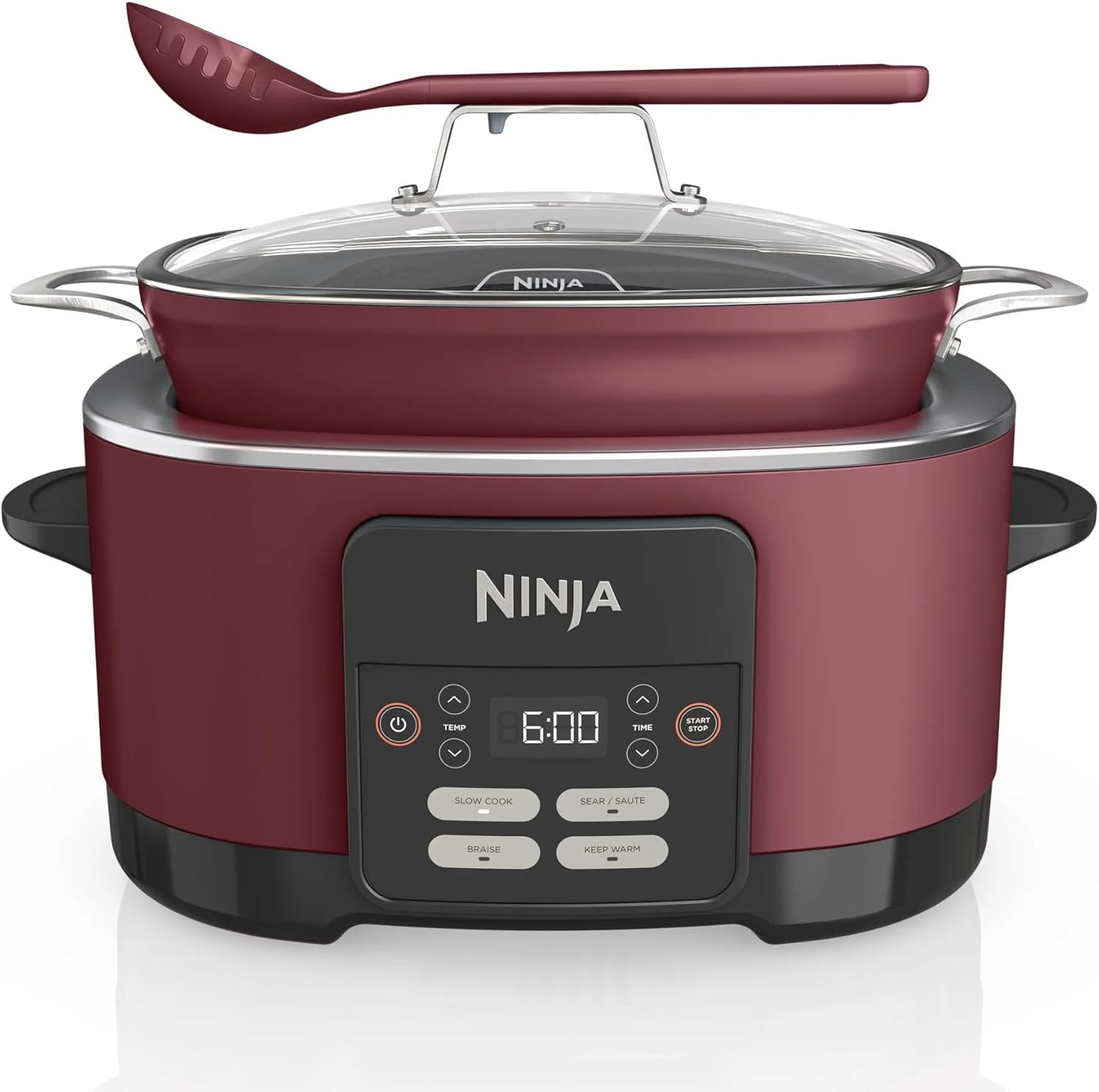 Ninja MC1000 Foodi PossibleCooker - 8.5 Quart Multi-Cooker with 4-in-1 Functionality & Glass Lid