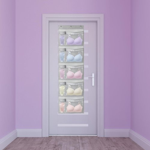RUIPBOTE 2 Pack Weekly Kids Clothes Organizer – Day of the Week Hanging Closet Storage for School Outfits, Kids’ Wardrobe Organizer with Labels for Monday to Friday (2)