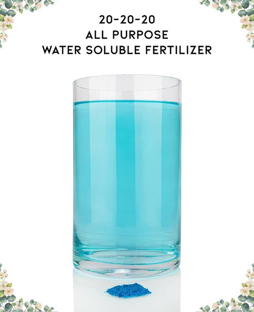 GARDENERA Premium 20-20-20 All-Purpose Water-Soluble Fertilizer - Boosts Growth & Leaf Color - 1 Quart