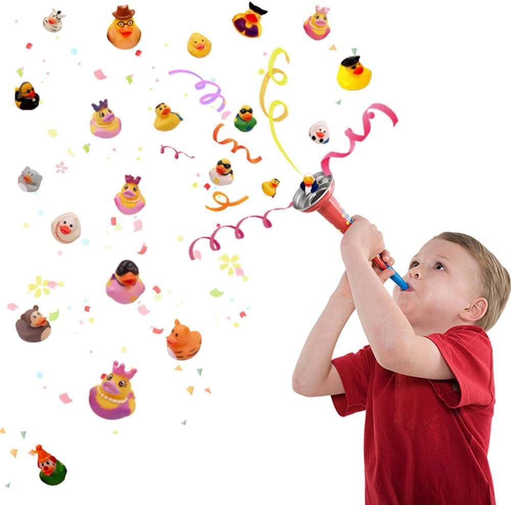 WQTHE Rubber Duck Set - 30 Pack Assorted 2.3 Inch Floater Toys for Kids | Perfect for Parties & Bath Time