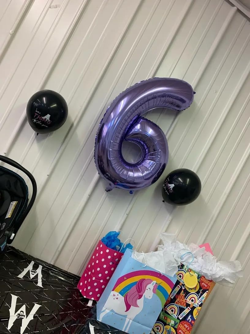 Purple Number 19 Balloon - 40 Inch 19th Birthday Decoration for Girls & Boys Party Supplies