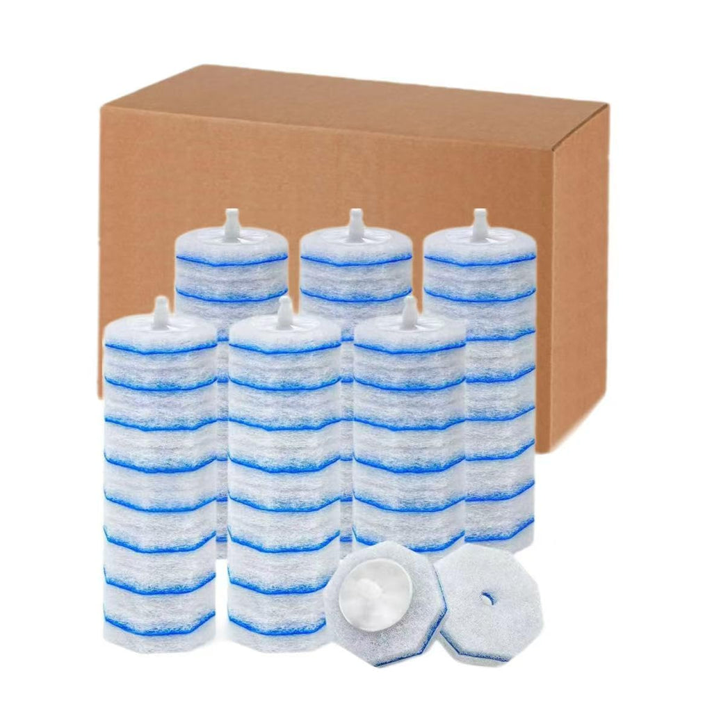 60 Count Toilet Bowl Wand Refills for Clorox,Disposable Toilet Bowl Cleaner Refill Pads for Most Toilet System,Disposable Toilet Brush refills for Bathroom Cleaning