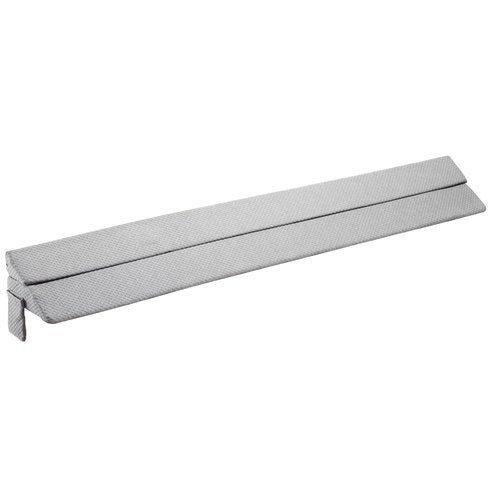 VEVOR Bed Wedge Pillow for Headboard, King Size, 76"x10"x6" Bed Gap Filler, Fill 0-7" Gap Between Headboard and Mattress, 25D Foam Mattress Wedge Headboard Pillow with Side Pocket, for Backrest, Gray