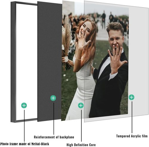 Canvas Prints | Custom Photo Wall Art - Turn Your Memories Into Framed Décor (12x16, Black Metal Frame)