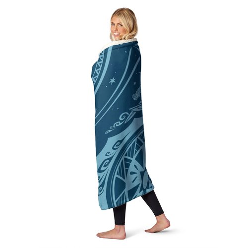 Northwest Moana Silk Touch Sherpa Throw Blanket, 50" x 60", Star Gazer