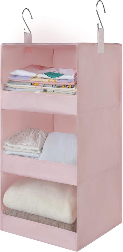 Granny Says Cube Storage Bins - 6-Pack with Hanging Organizer for Efficient Space Saving