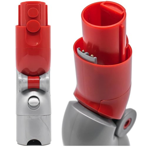 Low Reach Bottom Adapter for Dyson V10 Digital Slim / V12 Detect Slim Cordless Vacuum Cleaner Quick Release Low Reach Cleaning Tool Adaptor Attachments Accessories for Cleaning Under Couch and Bed