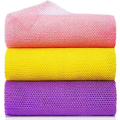 GIGULES African Exfoliating Net Sponge - Long Body Scrubber Washcloth