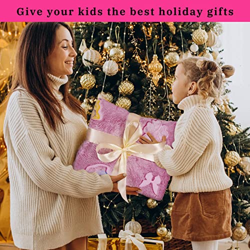 Glow in the Dark Butterfly Blanket for Kids - 40"x60" Soft Throw
