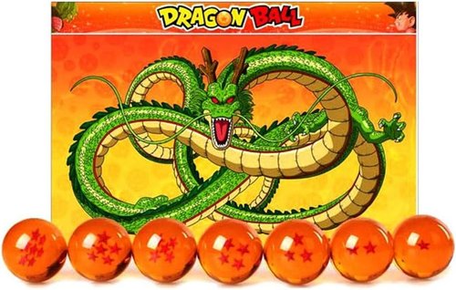 Country Toys Medium Crystal Glass Dragon Ball Stars | Collectible 27-76MM Diameter