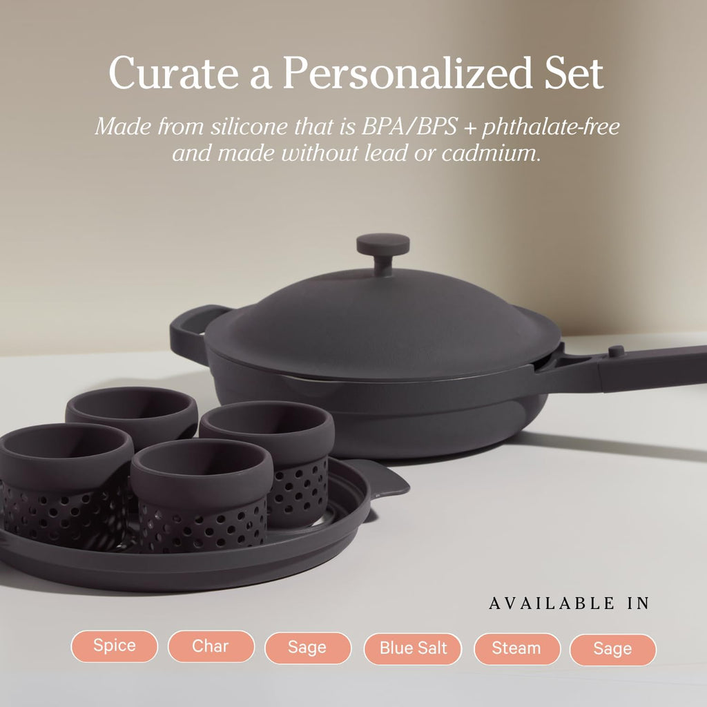 Our Place Silicone Egg Poacher Add-On - Easy Poaching Set | Fail-Proof Water Bath Design | BPA-Free, Dishwasher Safe, Spice