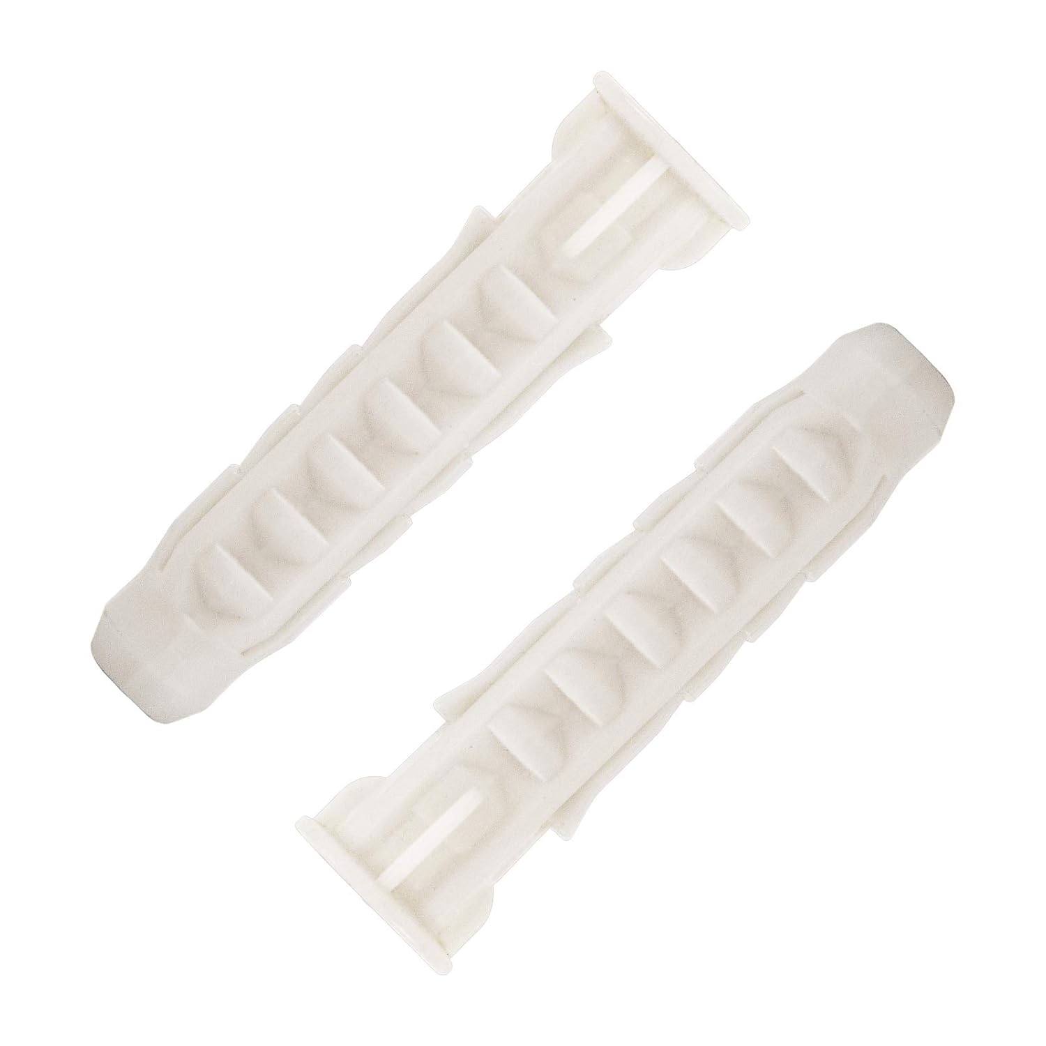Mounting Dream Concrete Wall Anchors - 10X50mm Plastic Anchor Bolts for TV Wall Mounts | 6pcs White