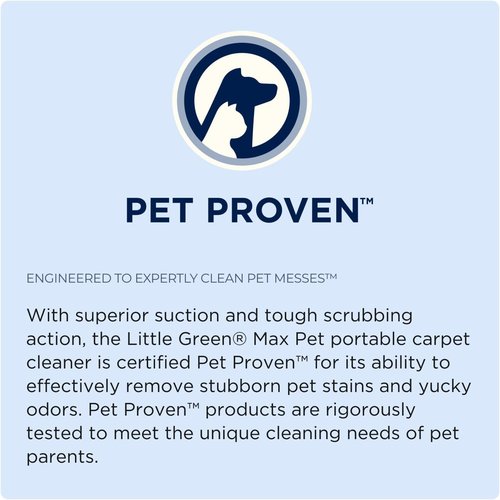BISSELL® Little Green® Max Pet Portable Carpet Cleaner - Deep Clean Upholstery & Auto with Self-Cleaning Tool