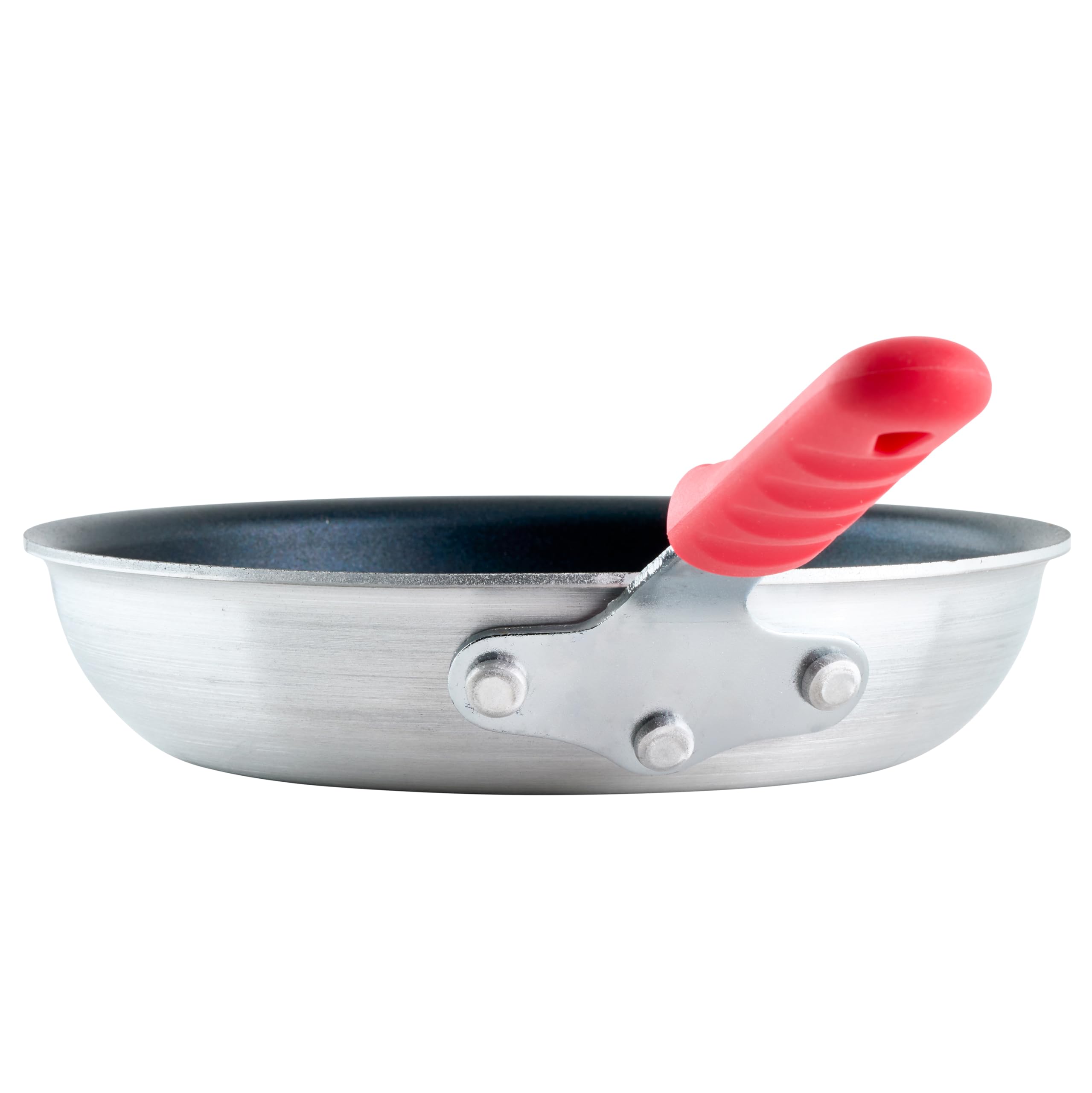 Winco Commercial-Grade Aluminium Fry Pan/Skillet, Non-Stick Finish with Cool Touch Handle, 8"