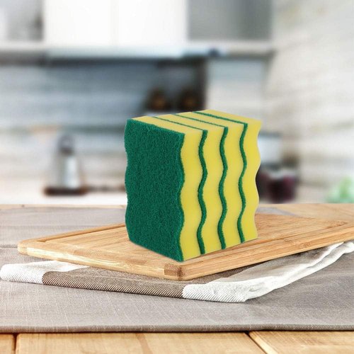 AIDEA Heavy Duty Dish Sponges - 24 Pack Stink-Free Cleaning Scrubber for Home & Kitchen