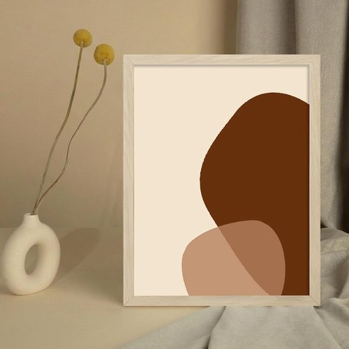 LaVie Home 8.5x11 Picture Frame - Classic Oak Frame with HD Plexiglas for Vertical/Horizontal Display