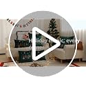 Christmas Pillow Covers 12x20 Set of 2 - Green Xmas Tree Decorative Cushion Cases