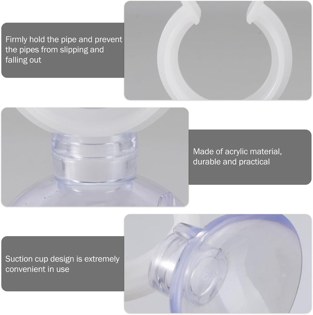 Minkissy 6pcs Christmas Candle Holders - Suction Cup Window Holders for Festive Home Decor (20mm)