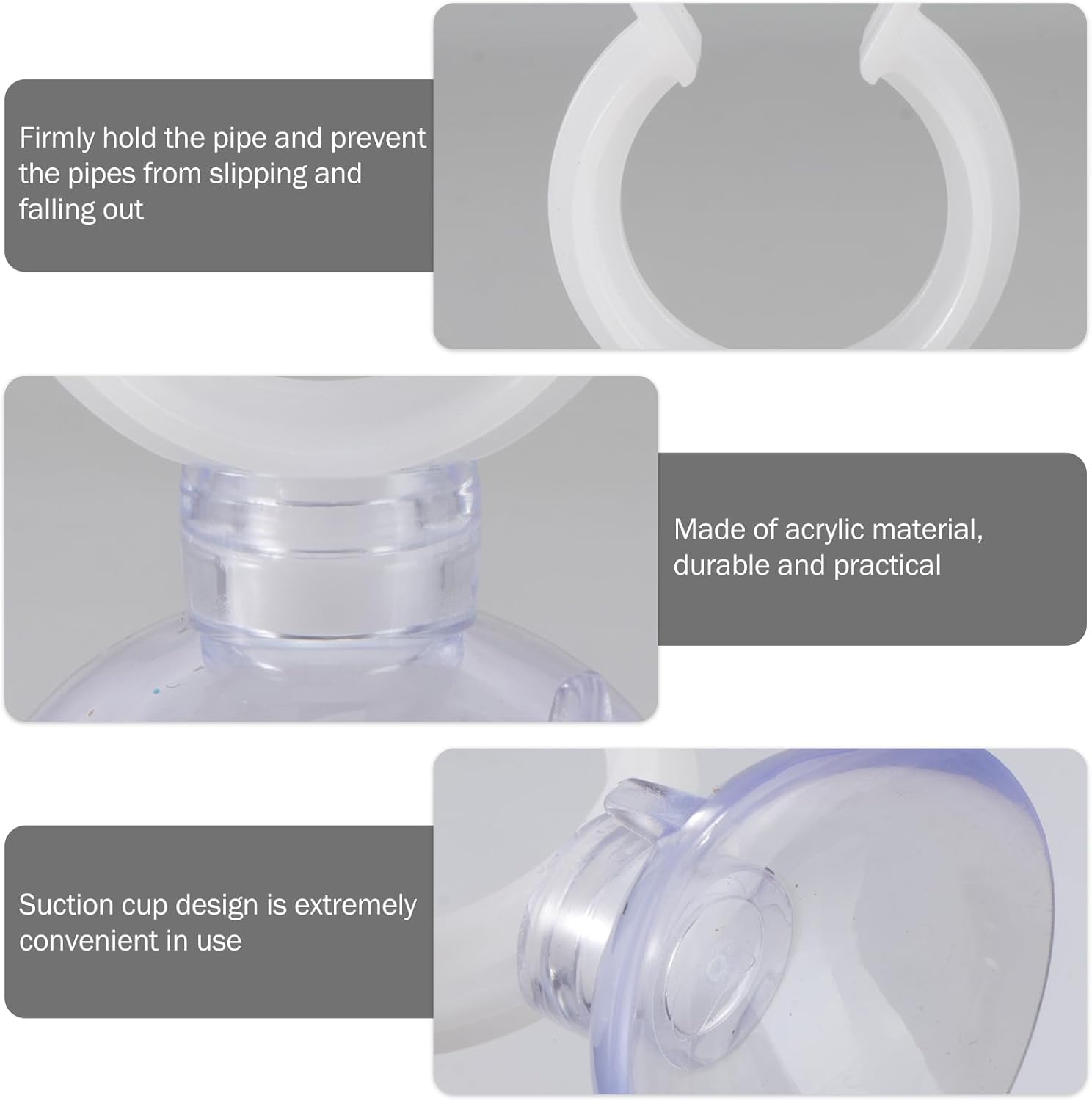 Minkissy 6pcs Christmas Candle Holders - Suction Cup Window Holders for Festive Home Decor (20mm)