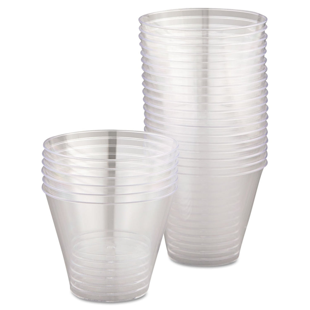 Comet WNA Transparent Tumbler, 9 Fl Oz - 25 Count (Pack of 20)