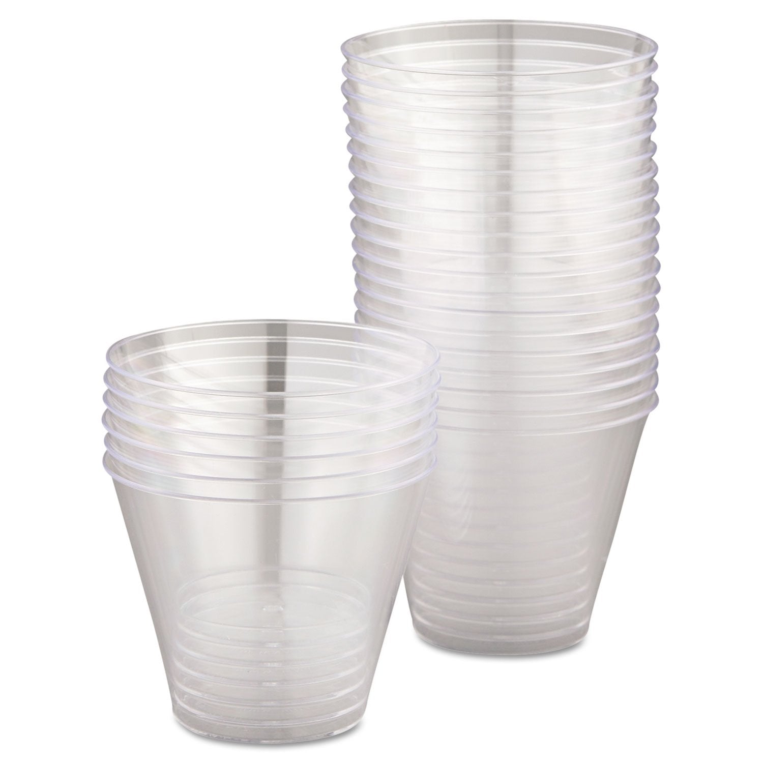 Comet WNA Transparent Tumbler, 9 Fl Oz - 25 Count (Pack of 20)
