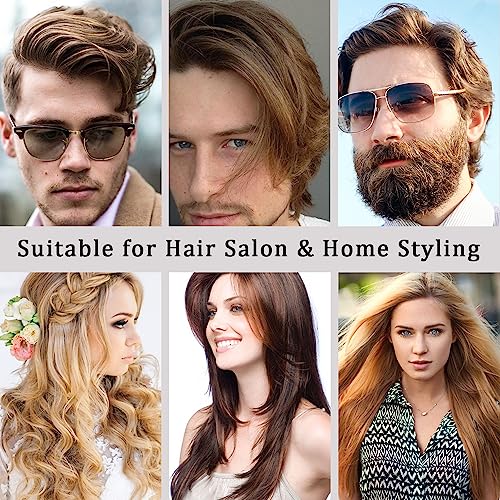 Cseece 2 Pack Boar Bristle Hair Brush for Slicking Back & Styling