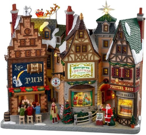 Lemax Christmas Village - Wintergarten Lane Battery Operated Decor | 4.5V Lighting