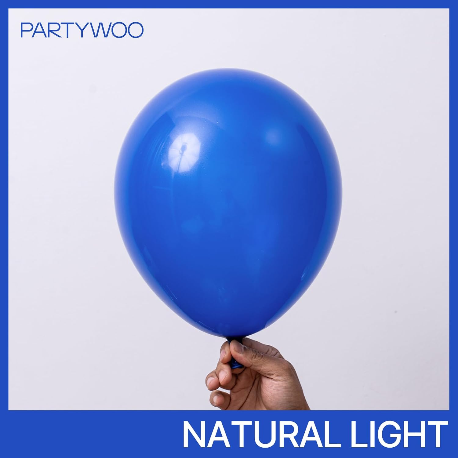 PartyWoo Blue Balloons - 140-Piece Navy Blue Balloon Arch Kit for Birthday, Gender Reveal & More