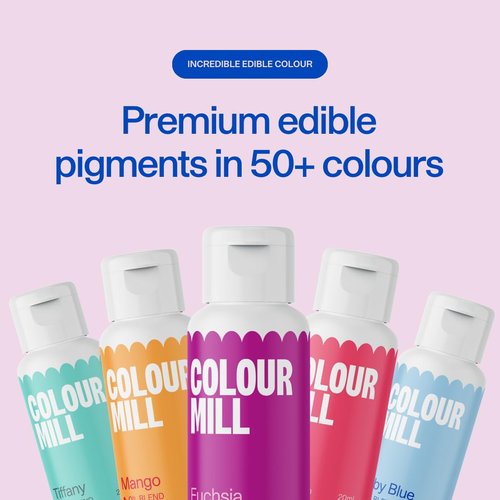 Colour Mill Oil-Based Food Coloring - Cobalt Blue, 20 Milliliters (0.68 Fl Oz) | Vibrant & Versatile