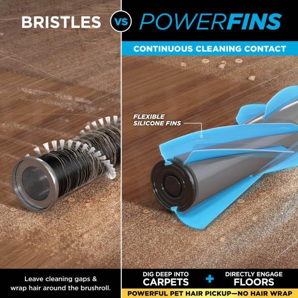 Shark Lift-Away Upright Vacuum - PowerFins, Self-Cleaning Brushroll & Anti-Allergen Technology | Eggplant
