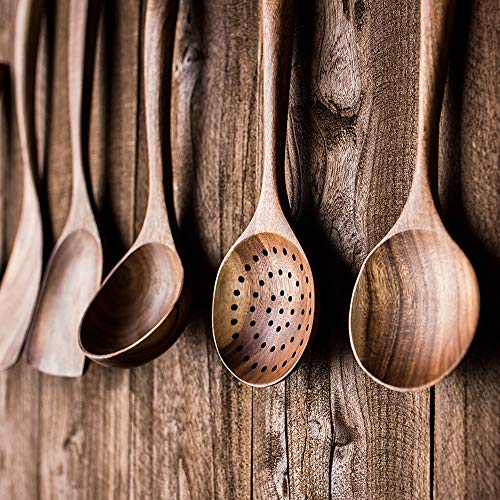 COSIBOA Teak Wooden Spatula Turner - Handcrafted Kitchen Utensils