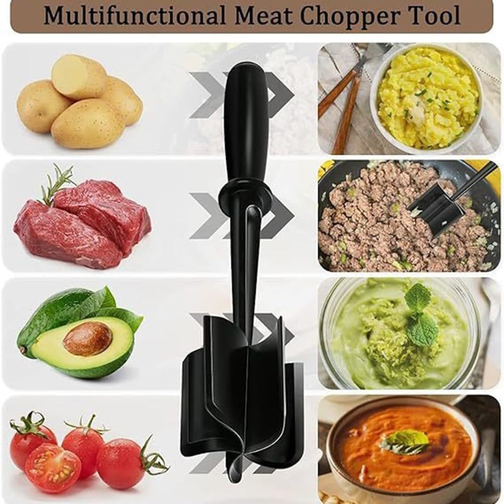 Meat Chopper by [Brand Name] - Premium Heat Resistant Masher for Hamburger, Ground Beef & Turkey