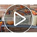 RABUSOFA Fall Pillow Cover 12x20 Aqua Pumpkin Autumn Decor - Multicolor