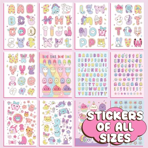 Just My Style Kawaii Sticker Book, 1500+ Cute Stickers for Scrapbooking