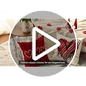 AVOIN Colorlife Love Hearts Throw Pillow Covers - Set of 4, 18x18 Inch