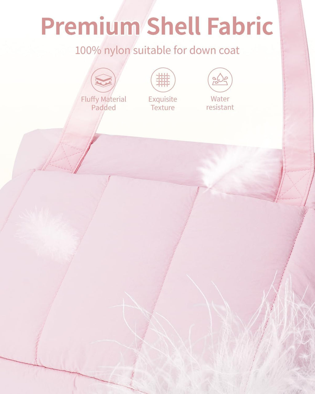 Narwey Puffer Tote Bag - Stylish Work Tote with Laptop Compartment | Perfect for Travel & Daily Use