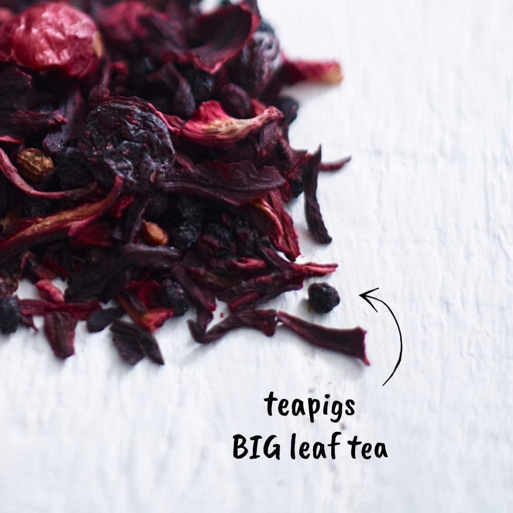 Teapigs Super Fruit Tea, Caffeine Free, Vegan, 15 Bags (Pack Of 6)