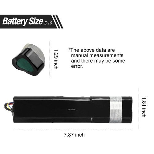 ZTHY 6500mAh Battery Replacement for Neato D8 D9 D10 945-0356 945-0373 905-0596 Robotics Robot Vacuum Cleaners 205-0023 205-0022 945-0381 945-0382 945-0376 205-0026 205-0021 14.4V