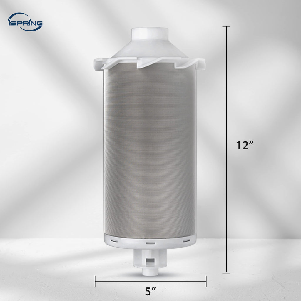 iSpring FWSP500ARJ Spin Down Sediment Filter Replacement Cartridge, 50 Micron