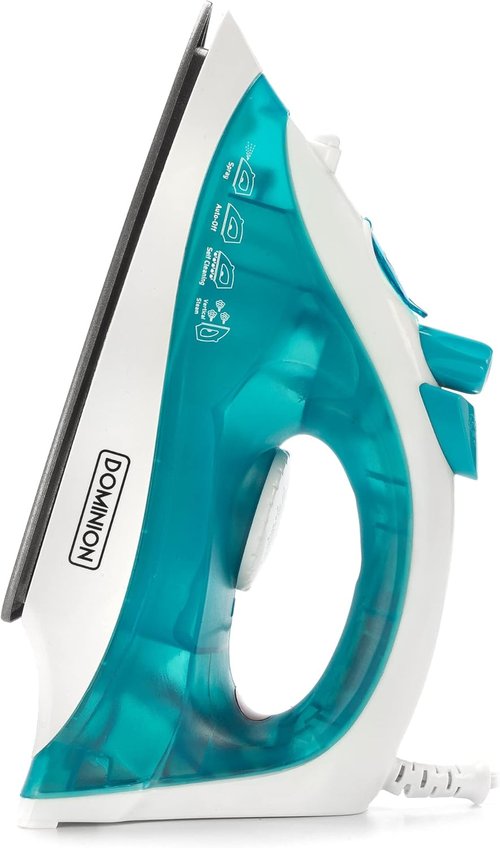 Dominion Advanced Steam Iron - Lightweight 1200W with Non-Stick Soleplate & Vertical Steam | Teal
