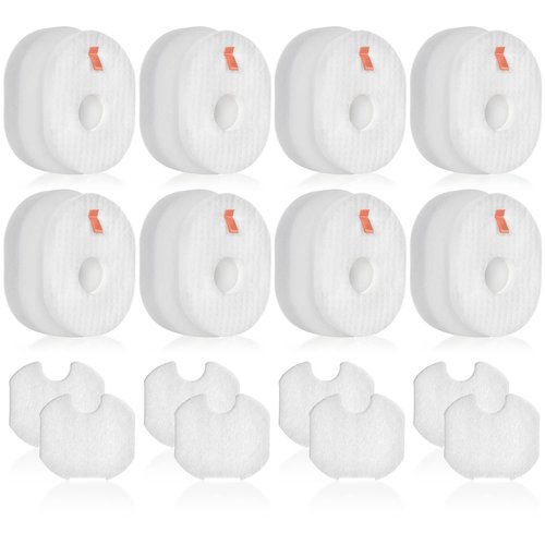 Anicell Filter Replacement for Shark Rocket HV301 HV30126 HV300 HV302 HV305 HV292 UV450 CS100 HV310 HV308 HV307Q QS301 Ultralight Corded Stick Vacuum, 8 Foam &Felt & Post Filters, Part #XFFV300