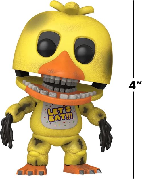 Funko Pop! Five Nights At Freddy's - Withered Chica Collectible Vinyl Figure | Perfect Gift for Fans