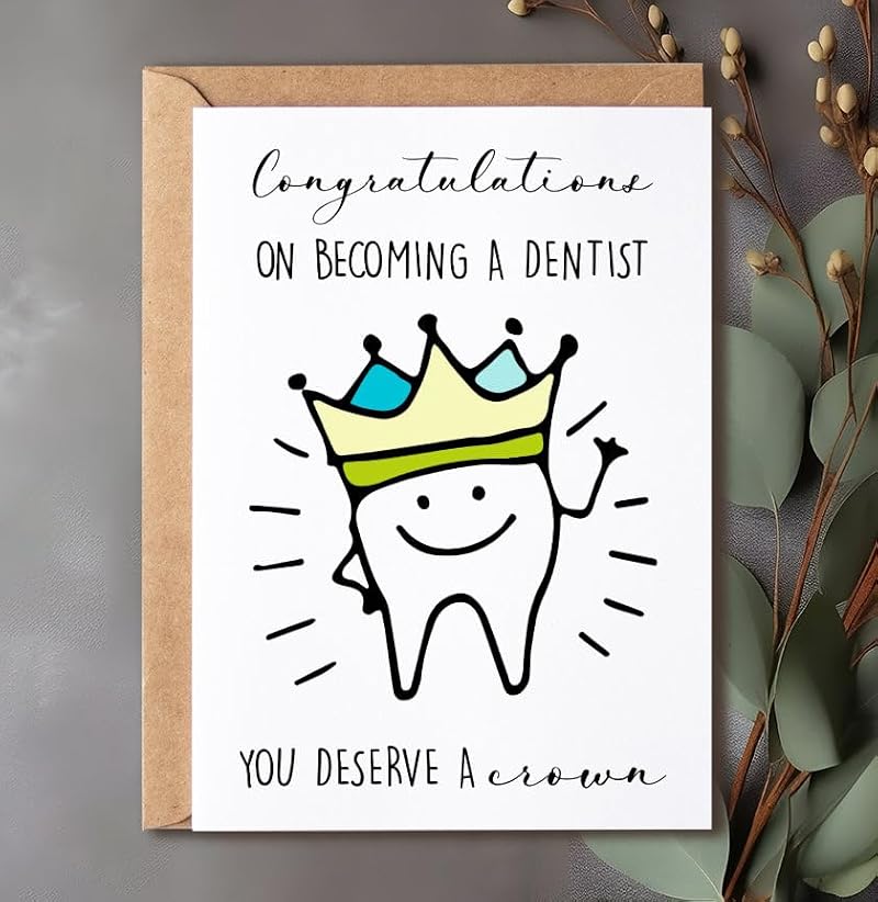 Congratulations on Becoming a Dentist Graduation Card - 5x7