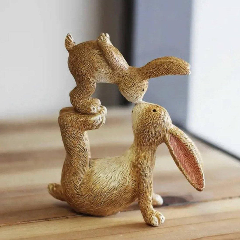 Skiennix Rabbit-Shaped Statues - Charming Easter Ornaments | Perfect Anniversary & Valentine's Day Gifts