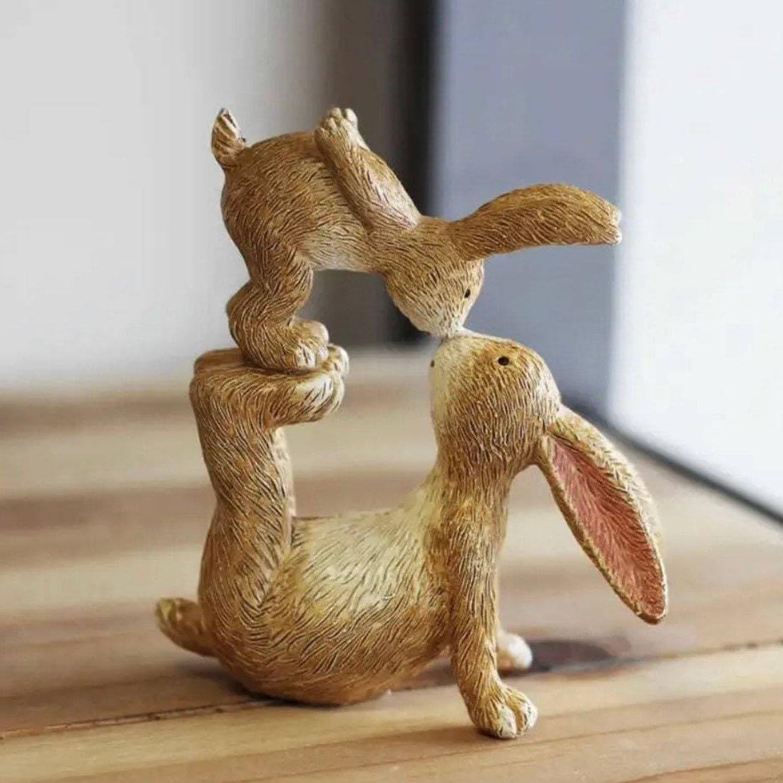 Skiennix Rabbit-Shaped Statues - Charming Easter Ornaments | Perfect Anniversary & Valentine's Day Gifts