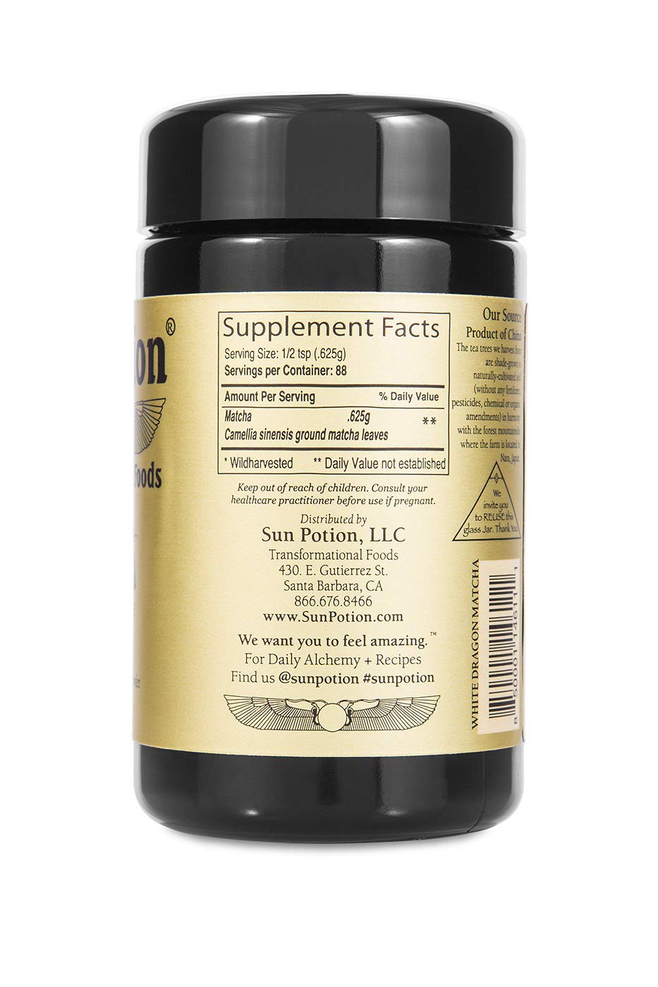 Organic Matcha Green Tea Powder | Japanese Ceremonial Grade Matcha | Stone Ground Shade Grown Green Tea | Antioxidant Rich Matcha for Tea, Lattes & Smoothies | Non-GMO | 55g