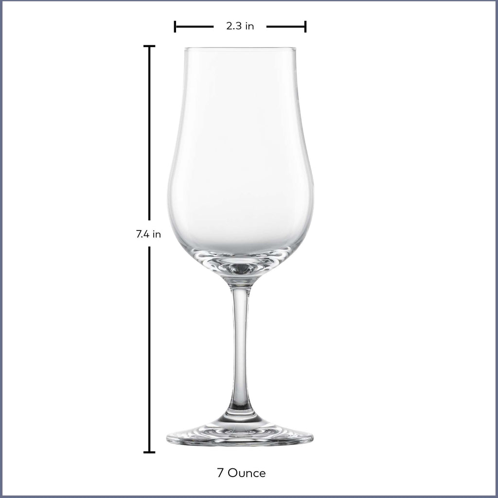 SCHOTT ZWIESEL Bar Special Whiskey Nosing Glass (Set of 6), Nosing Tasting Glass for Whiskey, Dishwasher-Safe Tritan Crystal Glasses, Made in Germany (7 Ounce)