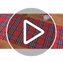 Red Buffalo Plaid Christmas Table Runner 13x84 Inch - 6 Pack