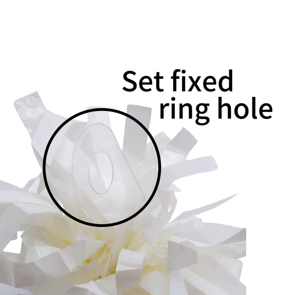 Moretreat balloon weights are perfect for parties, birthdays, weddings. Each pack includes 6PCS durable weights that easily decorate balloons and elevate any celebration. (White 6pcs)
